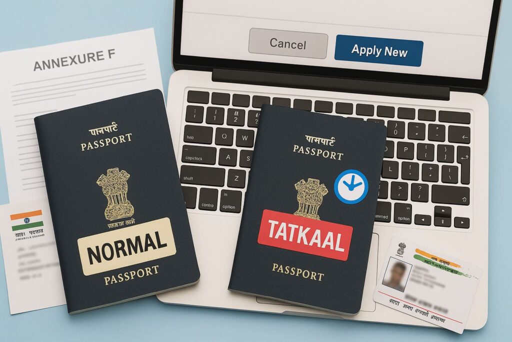How to Change Passport Application From Normal to Tatkaal