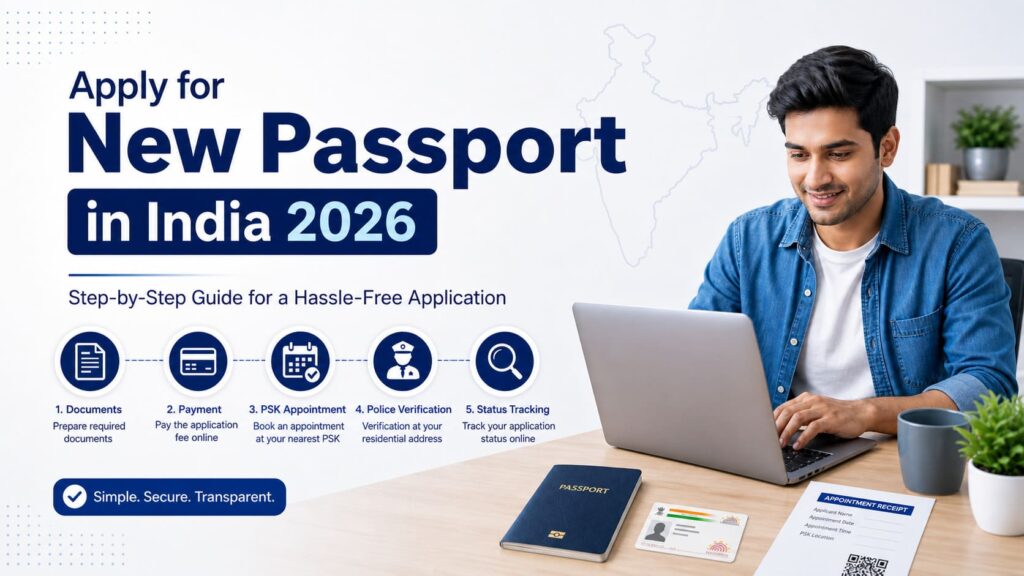 How to Apply for a New Passport in India 2026