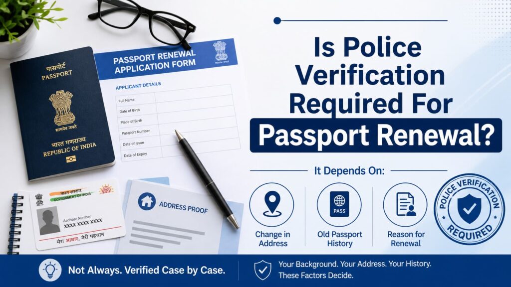 Is Police Verification Required For Passport Renewal?