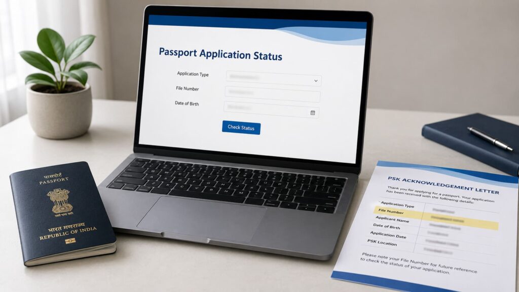 How to Check Passport Status Online Using File Number and DOB